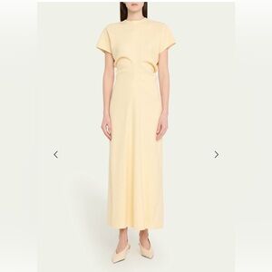 Toteme Slouch Waist Short-Sleeve Ankle Dress size 36